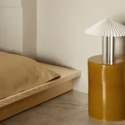 Keramik Hocker -TORU- Farbe Indian Tan - Form: Zylindrisch