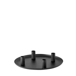 Kerzenhalter -LOHA- Farbe Black - Form: Rund