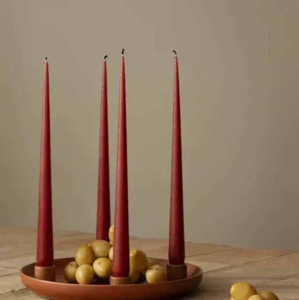 Kerzenhalter -VELA- Farbe Amber Brown - Größe L