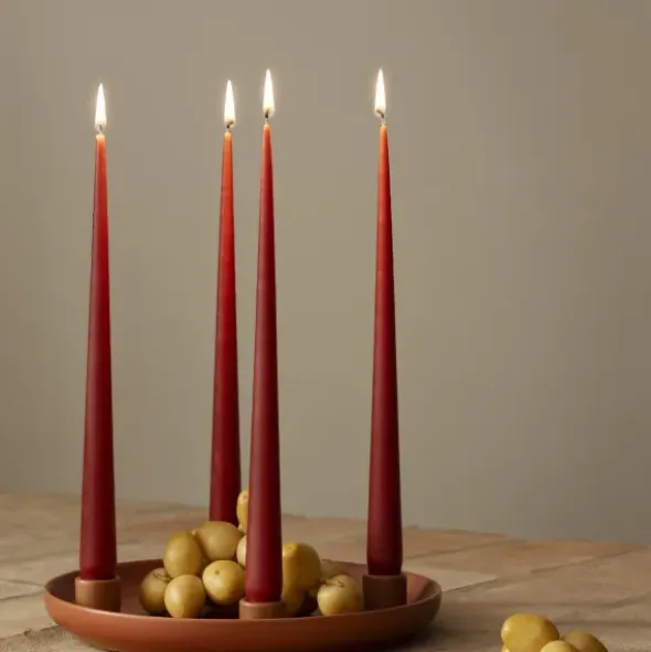 Kerzenhalter -VELA- Farbe Amber Brown - Größe L
