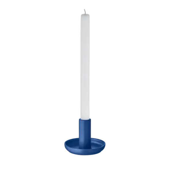 Kerzenhalter -VELA- Farbe Mazarine Blue - Größe S, Hoch