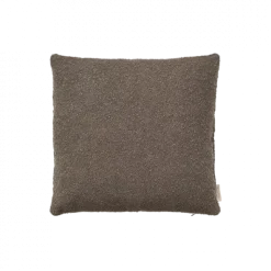 Kissenbezug -BOUCLE- Farbe Espresso 40 x 40 cm