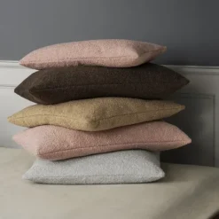 Kissenbezug -BOUCLE- Farbe Espresso 40 x 60 cm