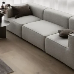 Kissenbezug -BOUCLE- Farbe Espresso 40 x 60 cm