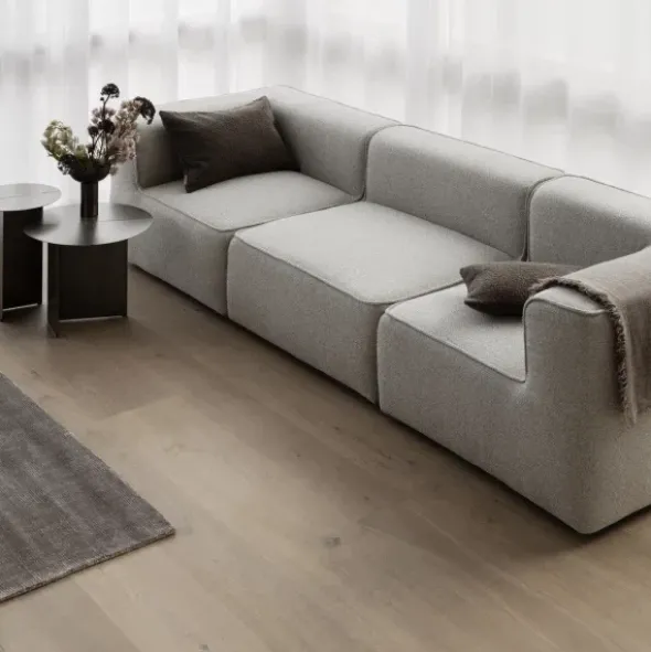 Kissenbezug -BOUCLE- Farbe Espresso 40 x 60 cm