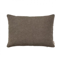 Kissenbezug -BOUCLE- Farbe Espresso 40 x 60 cm