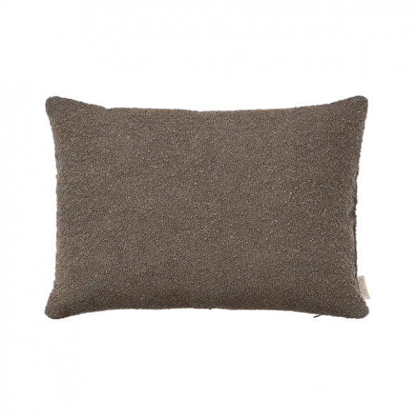 Kissenbezug -BOUCLE- Farbe Espresso 40 x 60 cm
