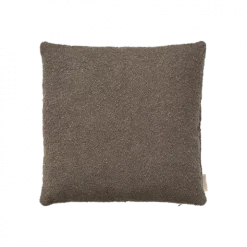 Kissenbezug -BOUCLE- Farbe Espresso 50 x 50 cm