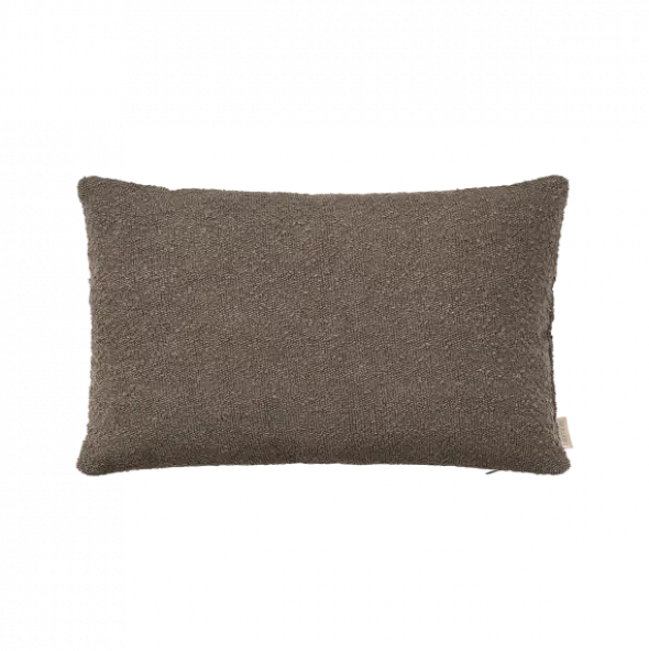 Kissenbezug -BOUCLE- Farbe Espresso 30 x 50 cm