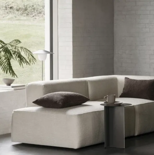 Kissenbezug -BOUCLE- Farbe Espresso 30 x 50 cm