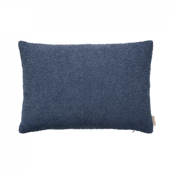 Kissenbezug -BOUCLE- Farbe Midnight Blue 40 x 60 cm