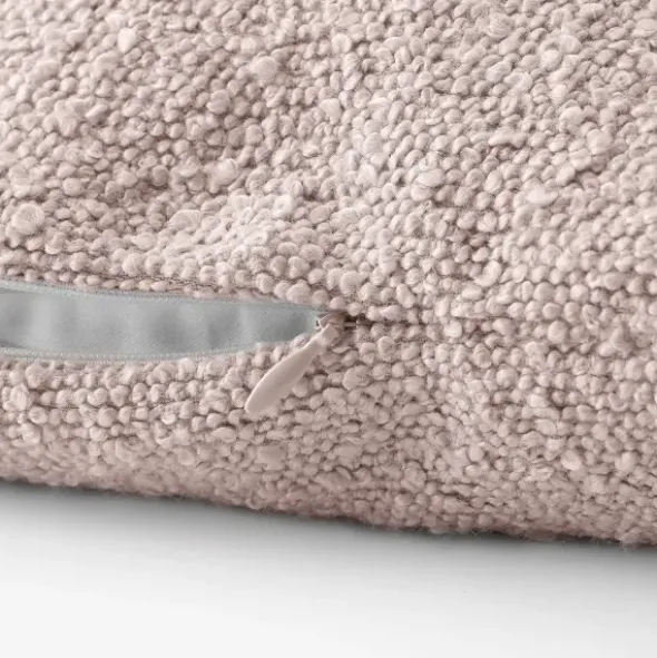 Kissenbezug -BOUCLE- Farbe Misty Rose 50 x 50 cm