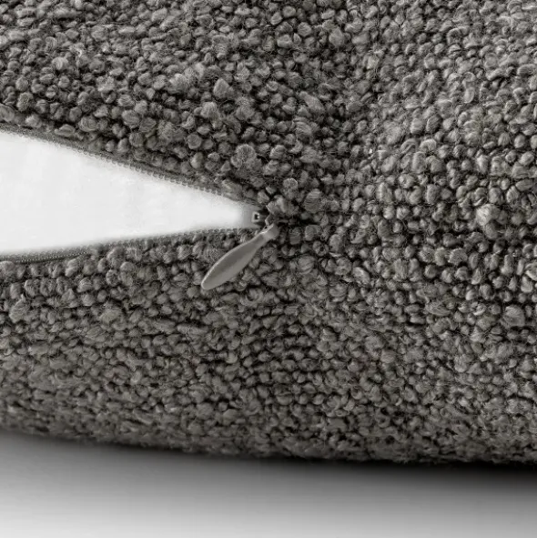 Kissenbezug -BOUCLE- Farbe Mulch 50 x 50 cm