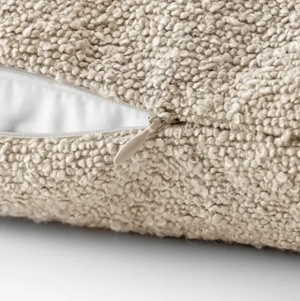 Kissenbezug -BOUCLE- Farbe Nomad 40 x 40 cm