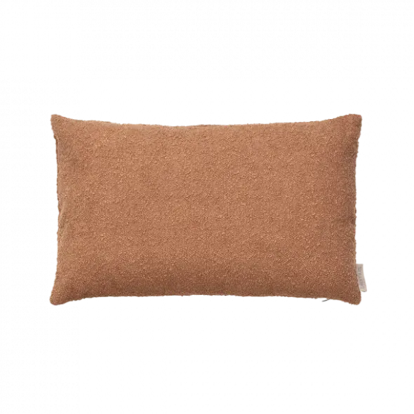 Kissenbezug -BOUCLE- Farbe Rustique Brown 30 x 50 cm