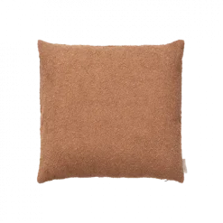 Kissenbezug -BOUCLE- Farbe Rustique Brown 50 x 50 cm