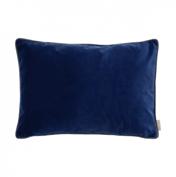 Kissenbezug -VELVET- Farbe Midnight Blue - Größe 40 x 60 cm