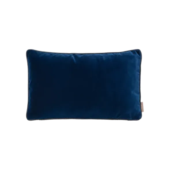 Kissenbezug -VELVET- Farbe Midnight Blue - Größe 30 x 50 cm