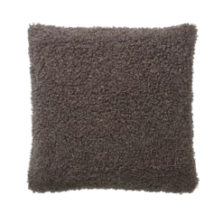 Kissenhülle -TEDDY- Farbe Espresso - Größe 50 x 50 cm