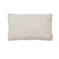 Kissenhülle -TEDDY- Farbe Moonbeam - Größe 30 x 50 cm