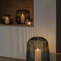Laterne -LITO- Farbe Black - Größe L
