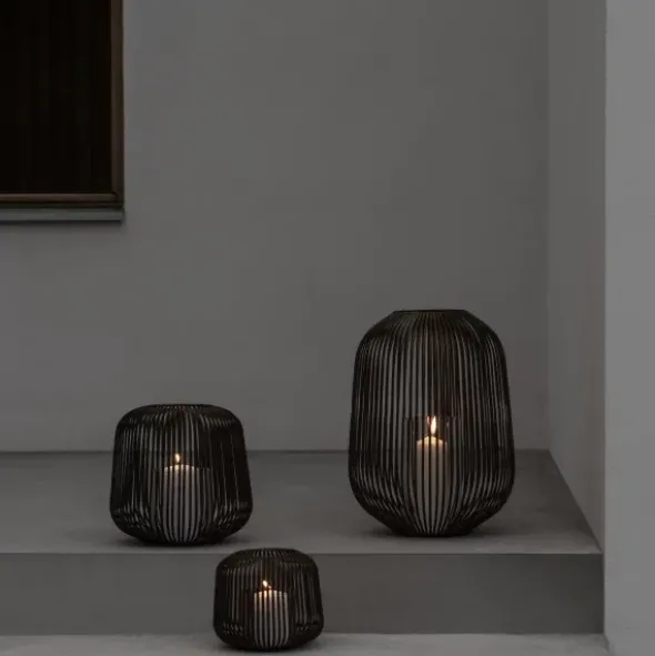 Laterne -LITO- Farbe Black - Größe L