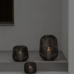 Laterne -LITO- Farbe Black - Größe S