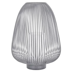 Laterne -LYVA- Farbe Steel Gray - Größe L