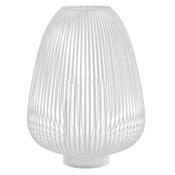 Laterne -LYVA- Farbe White - Größe L