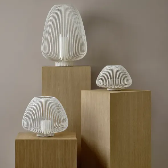 Laterne -LYVA- Farbe White - Größe S