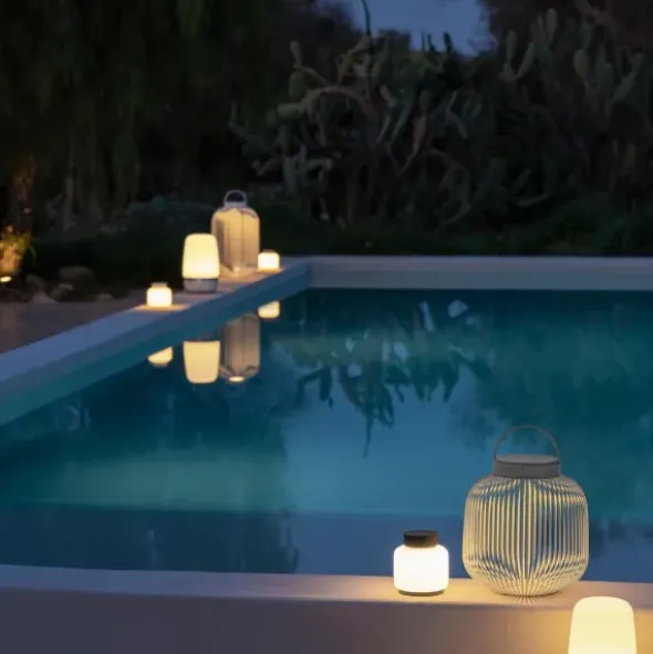 LED Outdoor Leuchte -SPIRIT- Farbe Moonbeam - Größe L