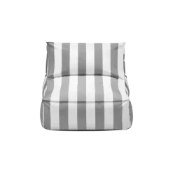 Lounger Chair -STAY- Farbe Elephant Skin-Lily White