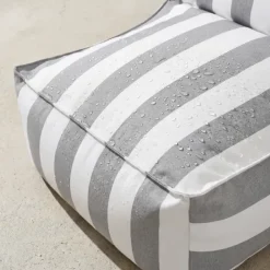 Lounger Chair -STAY- Farbe Elephant Skin-Lily White
