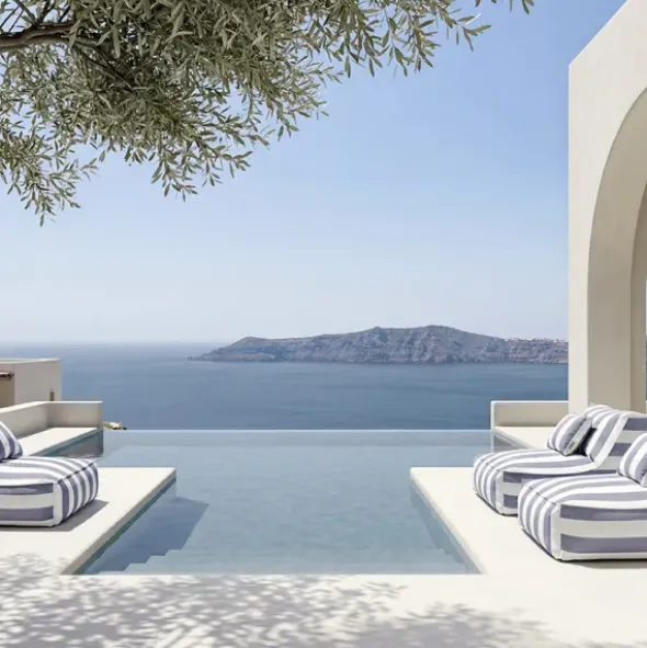 Lounger Chair -STAY- Farbe Key Largo-Lily White