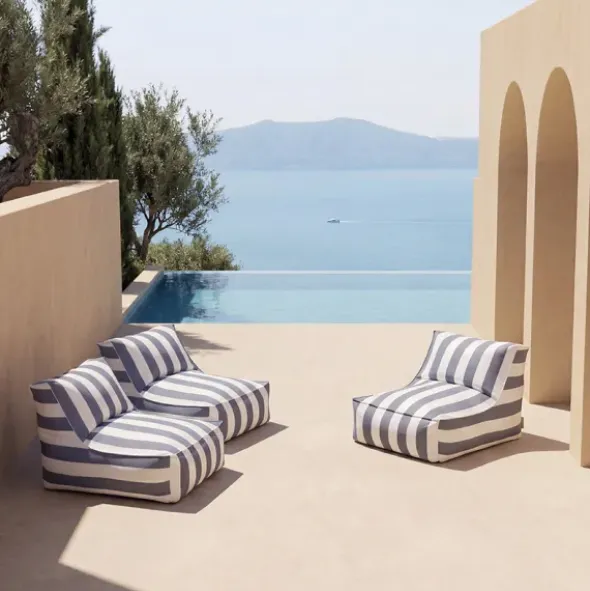 Lounger Chair -STAY- Farbe Key Largo-Lily White