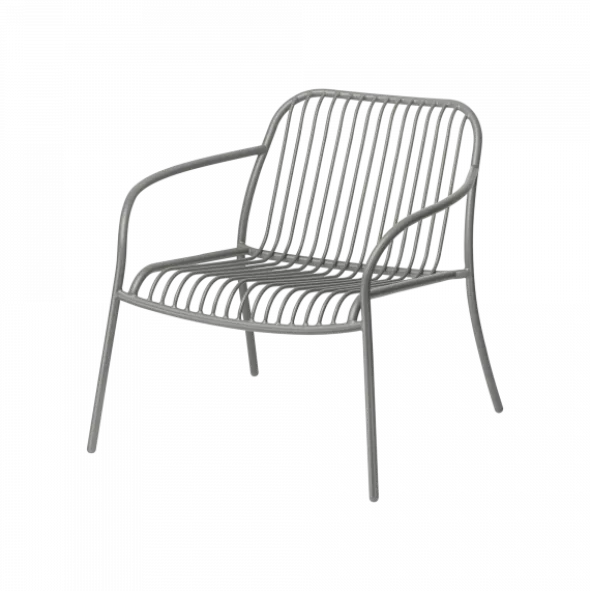 Loungesessel -YUA WIRE- Farbe Granite Gray