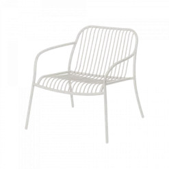 Loungesessel -YUA WIRE- Farbe Silk Gray