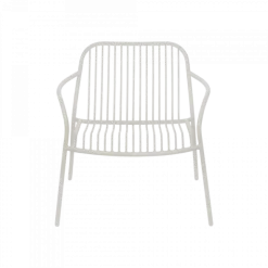 Loungesessel -YUA WIRE- Farbe Silk Gray