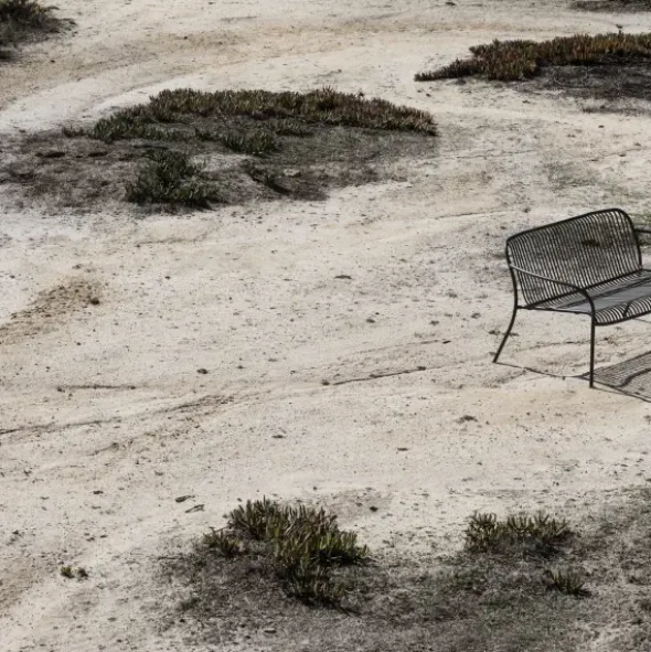 Loungesofa -YUA WIRE- Farbe Granite Gray
