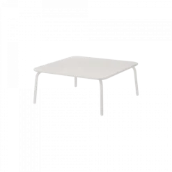 Loungetisch -YUA- Farbe Silk Gray - Größe 80 x 80 cm