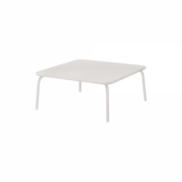 Loungetisch -YUA- Farbe Silk Gray - Größe 80 x 80 cm