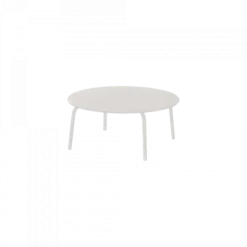 Loungetisch -YUA- Farbe Silk Gray - Größe Ø 80 cm