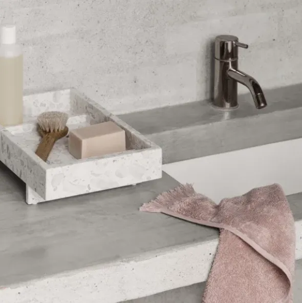 Marmor Tablett -ABENTO- Farbe Nimbus Cloud