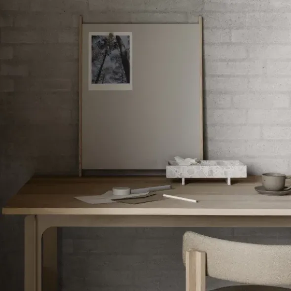 Marmor Tablett -ABENTO- Farbe Nimbus Cloud