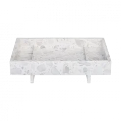 Marmor Tablett -ABENTO- Farbe Nimbus Cloud