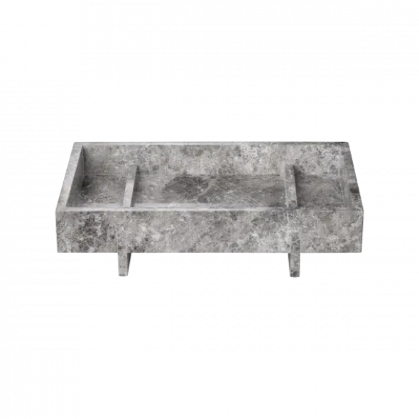 Marmor Tablett -ABENTO- Farbe Sharkskin