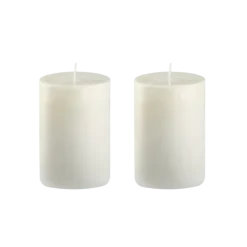 Nachfüllkerzen, 2 Stk. -FRAGA- Größe Ø 9 cm, Duft: Rose & White Musk