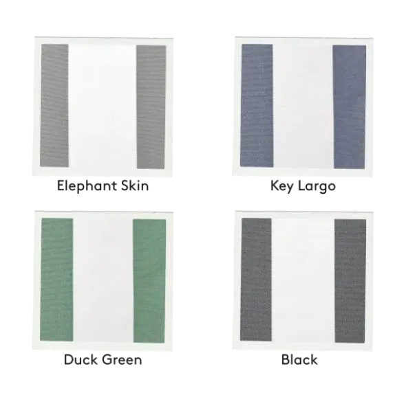 Outdoor-Bett -STAY- Farbe Lily White/Elephant Skin - Größe 120 x 190 cm