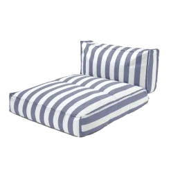 Outdoor-Bett -STAY- Farbe Lily White/Key Largo - Größe 120 x 190 cm