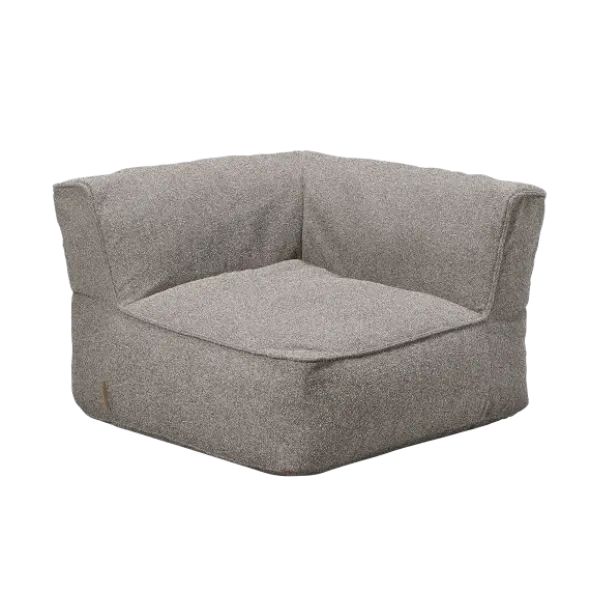 Outdoor Ecksitzer -GROW- Farbe Earth Bouclé (exkl. Bodenplatte)